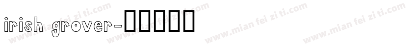 irish grover字体转换